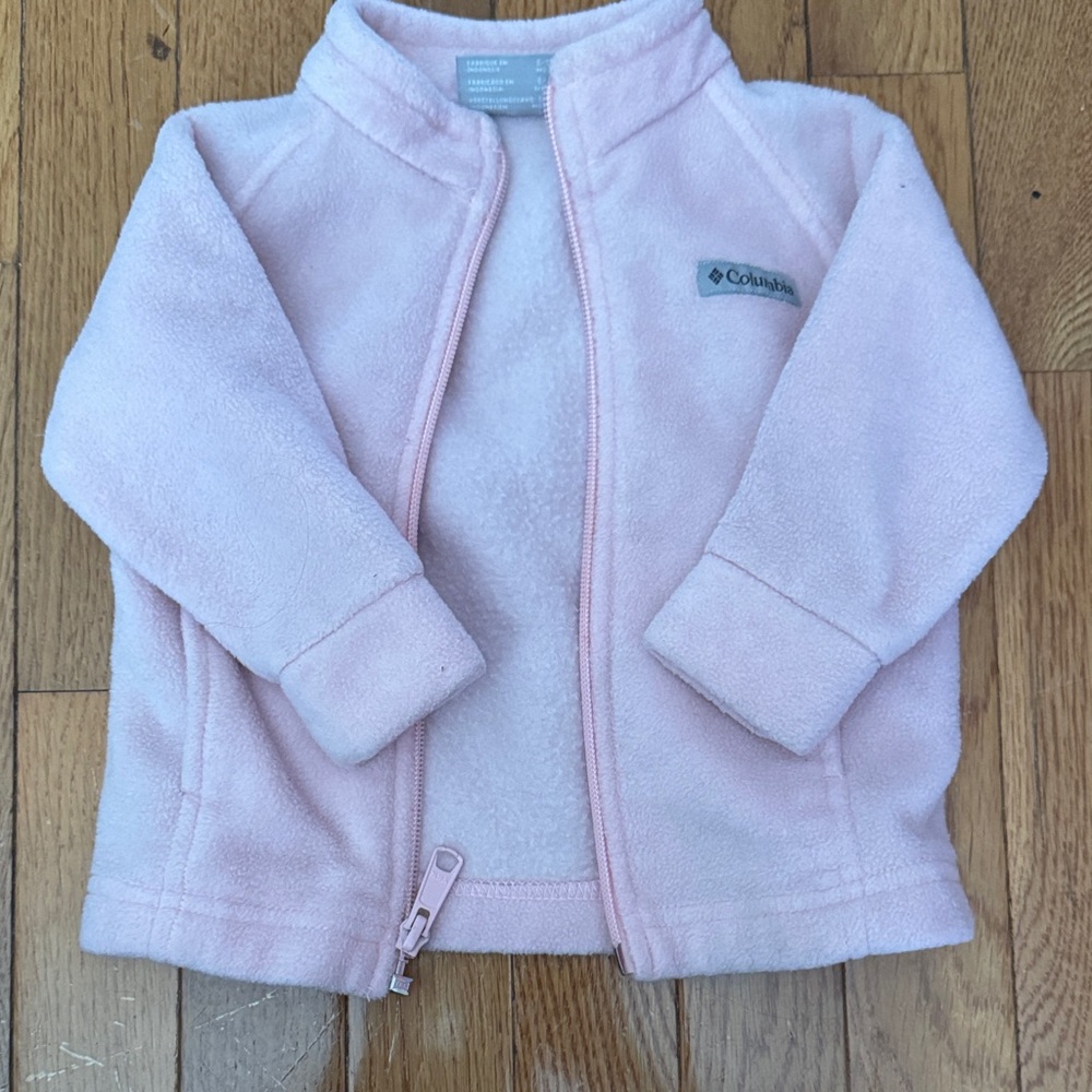 Columbia Light Pink Fleece Jacket